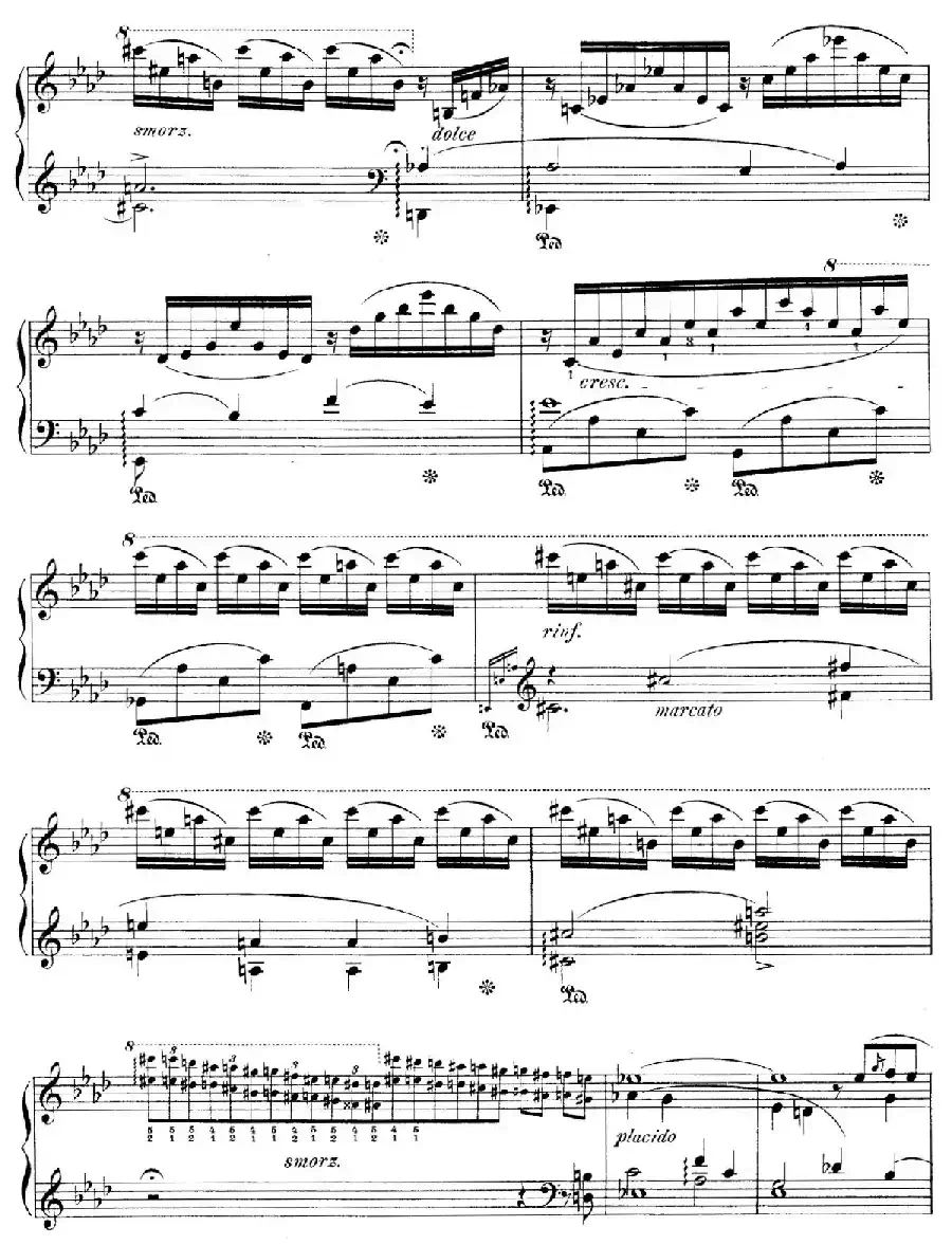 Notturnos S.541（3首夜曲“爱之梦”·1）