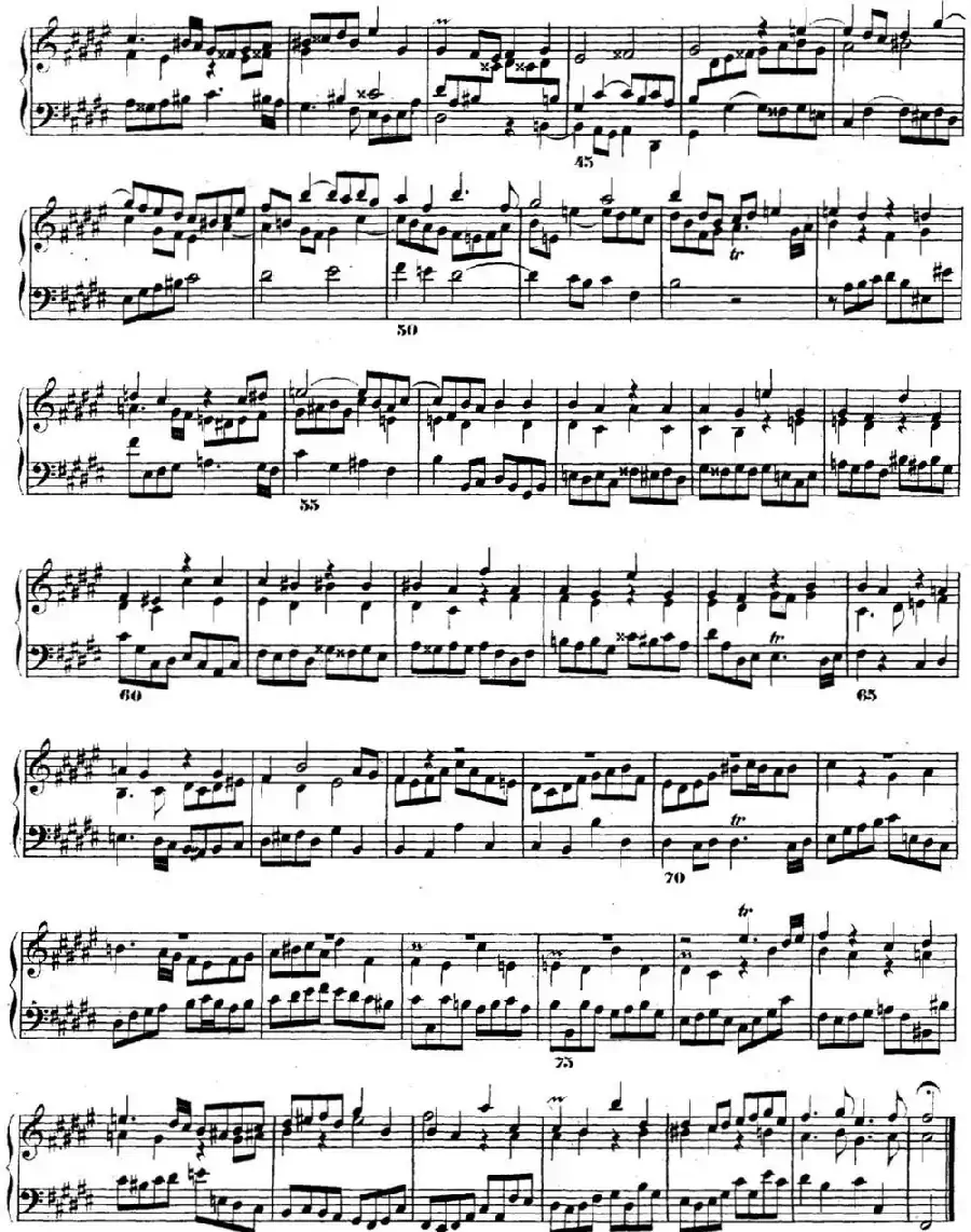 巴赫《平均律钢琴曲集·第二卷》之赋格曲(NO.13)