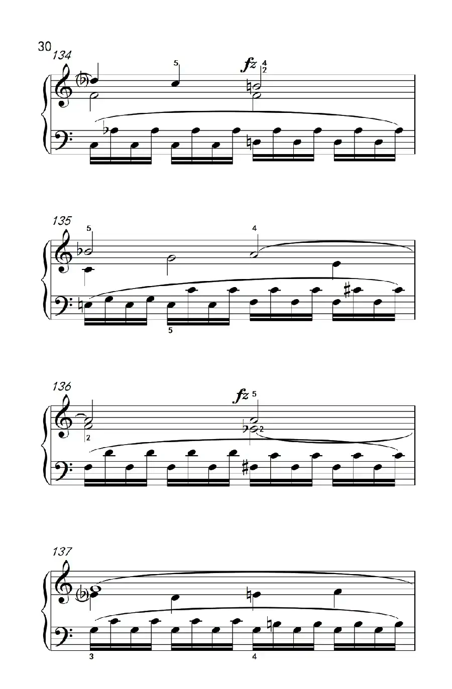 第九级1.C大调奏鸣曲 第一乐章 Hob.XVI 50（中央音乐学院 钢琴（业余）考级教程 7-9级）