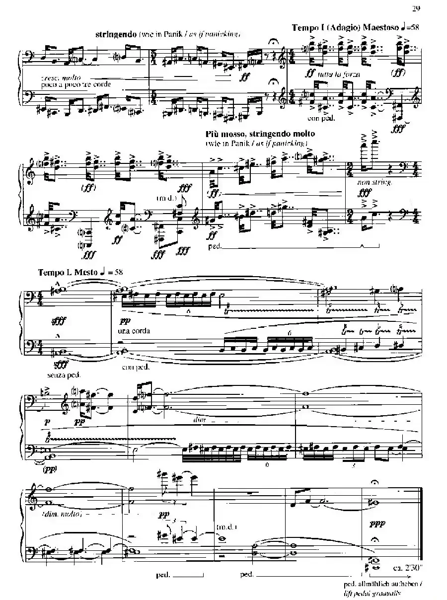 Musica Ricercata（音乐习作·9）
