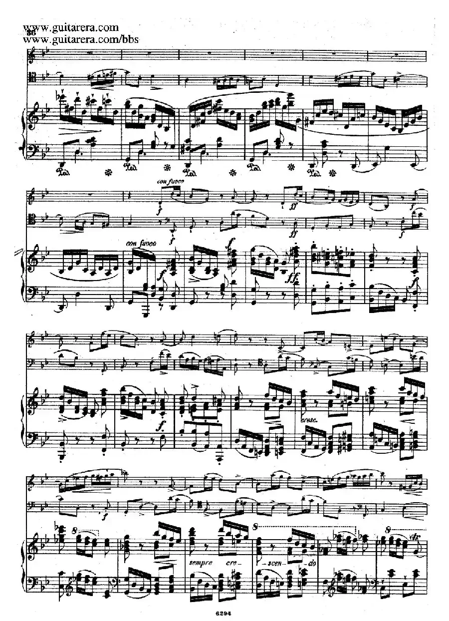 Piano Trio in g Minor Op.8（g小调钢琴三重奏）