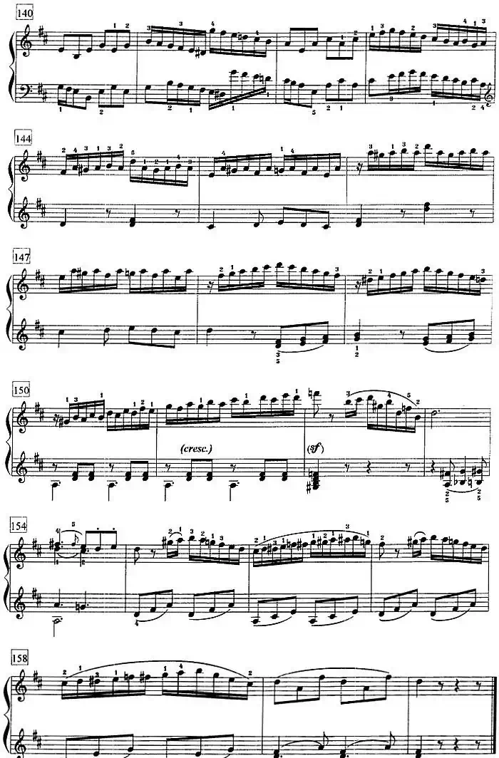 钢琴教程第七级 大型乐曲（D大调奏鸣曲 K.576）