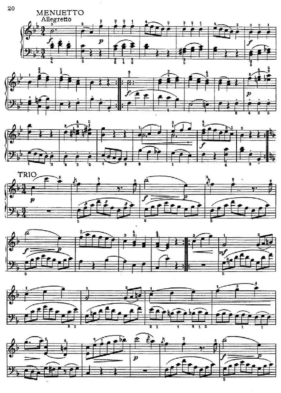 6 Viennese Sonatinas K.439b（6首维也纳小奏鸣曲·Ⅳ）