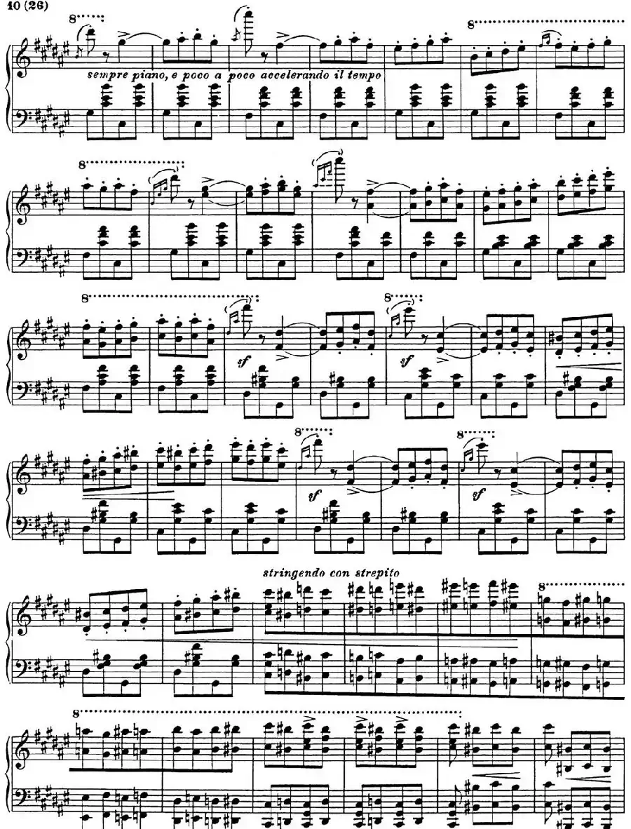 李斯特 匈牙利狂想曲 Hungarian Rhapsodies S.244 No.2