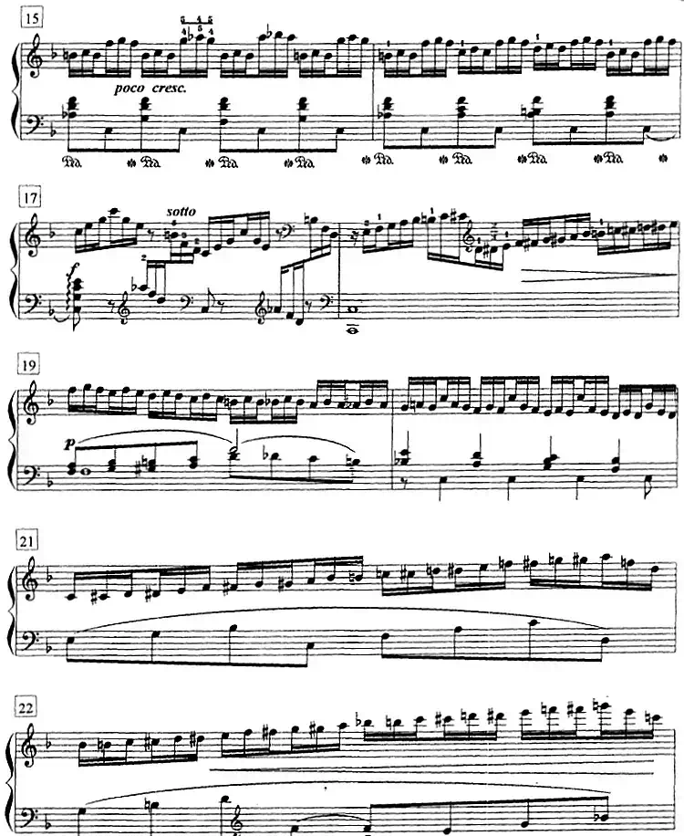 钢琴教程第七级 练习曲（Op.72 No.6）