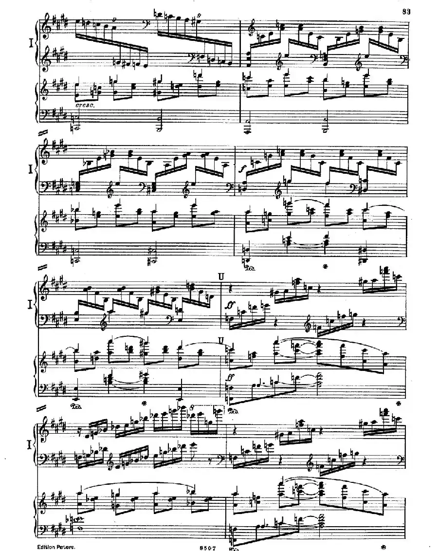 Piano Concerto in E Major Op.59（E大调钢琴协奏曲·双钢琴·第四乐章）