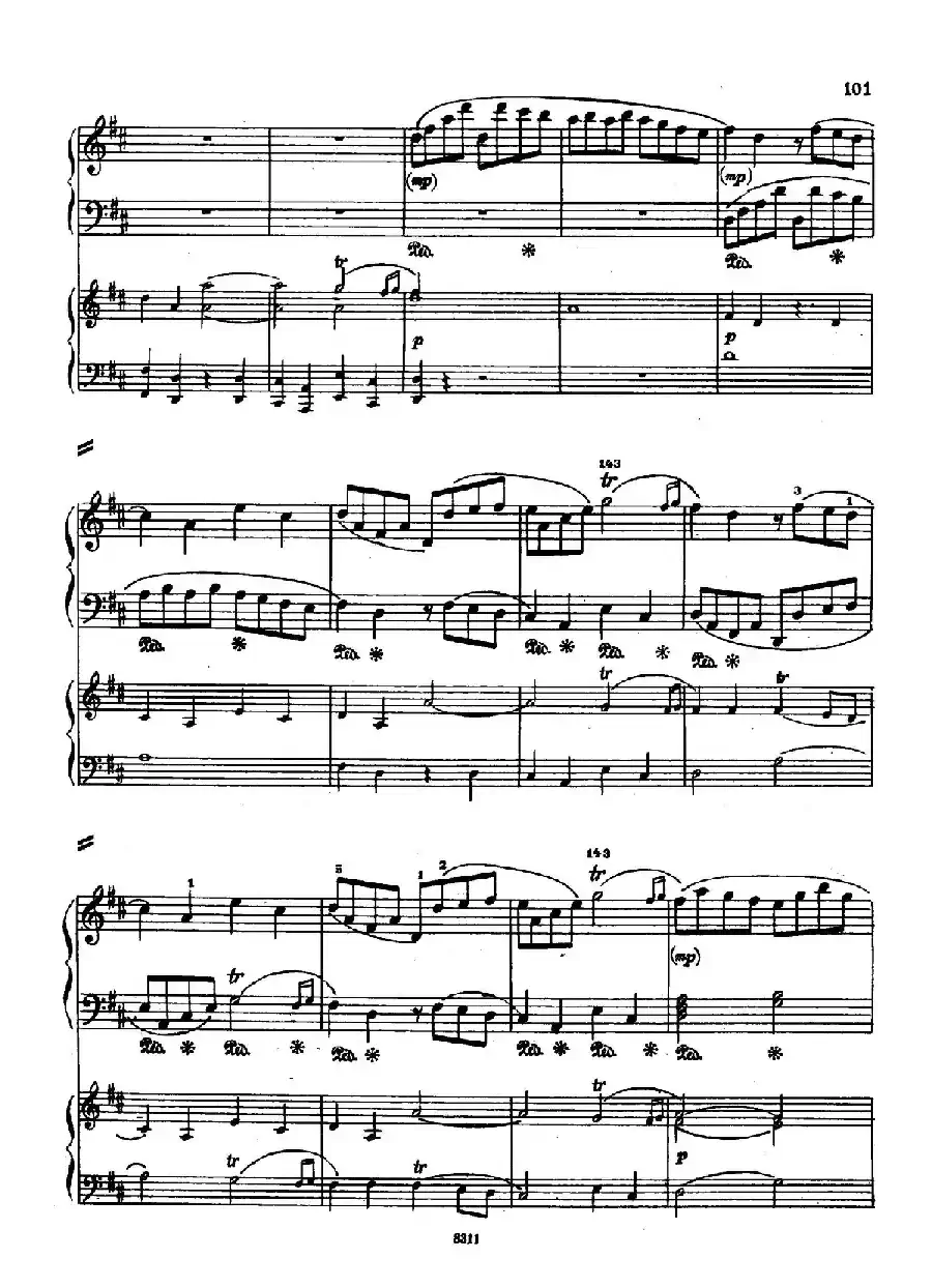 Concerto no 5 K 175 - 2 Piano（Ⅲ）