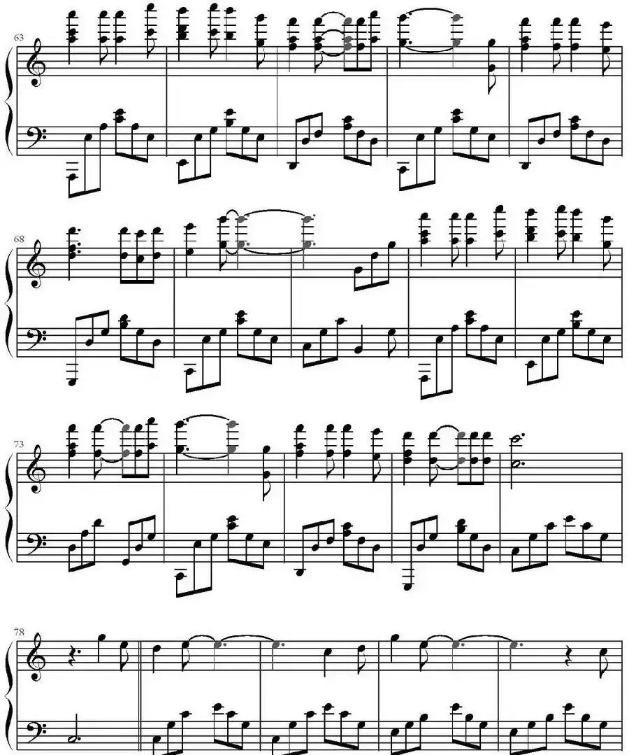 当你老了(文武贝钢琴改编版)