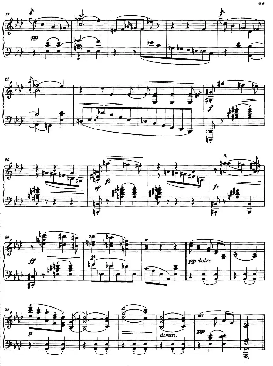 Waltzes Op.23（圆舞曲集·3、降A大调）