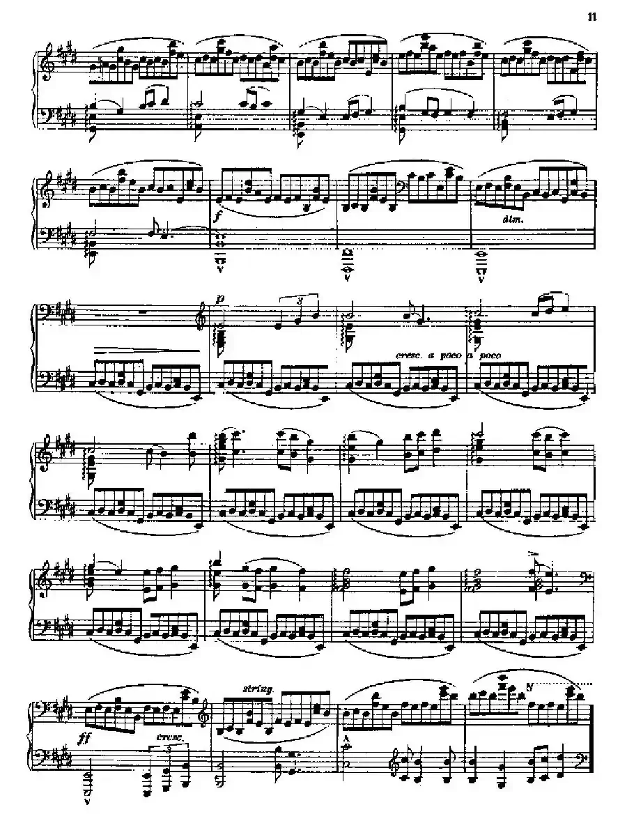 Three Preludes on Gregorian Melodies（三首格里高利圣咏前奏曲 2. 如暴风雨般激烈地）