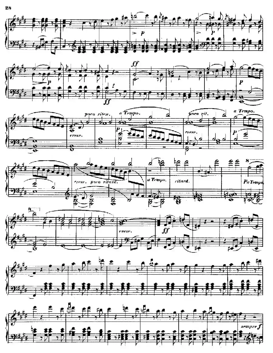 Quartet No.14（升c小调第十四弦乐四重奏钢琴版）
