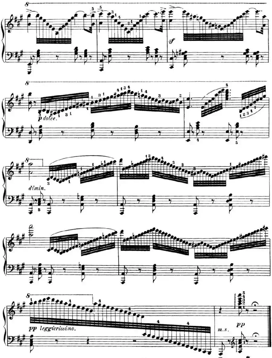 50首车尔尼Op.740钢琴手指灵巧技术练习曲（NO.26）