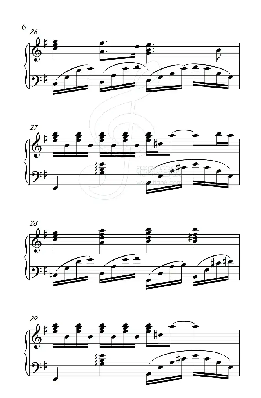 我等到花儿也谢了(《弹吧音教》制谱版)