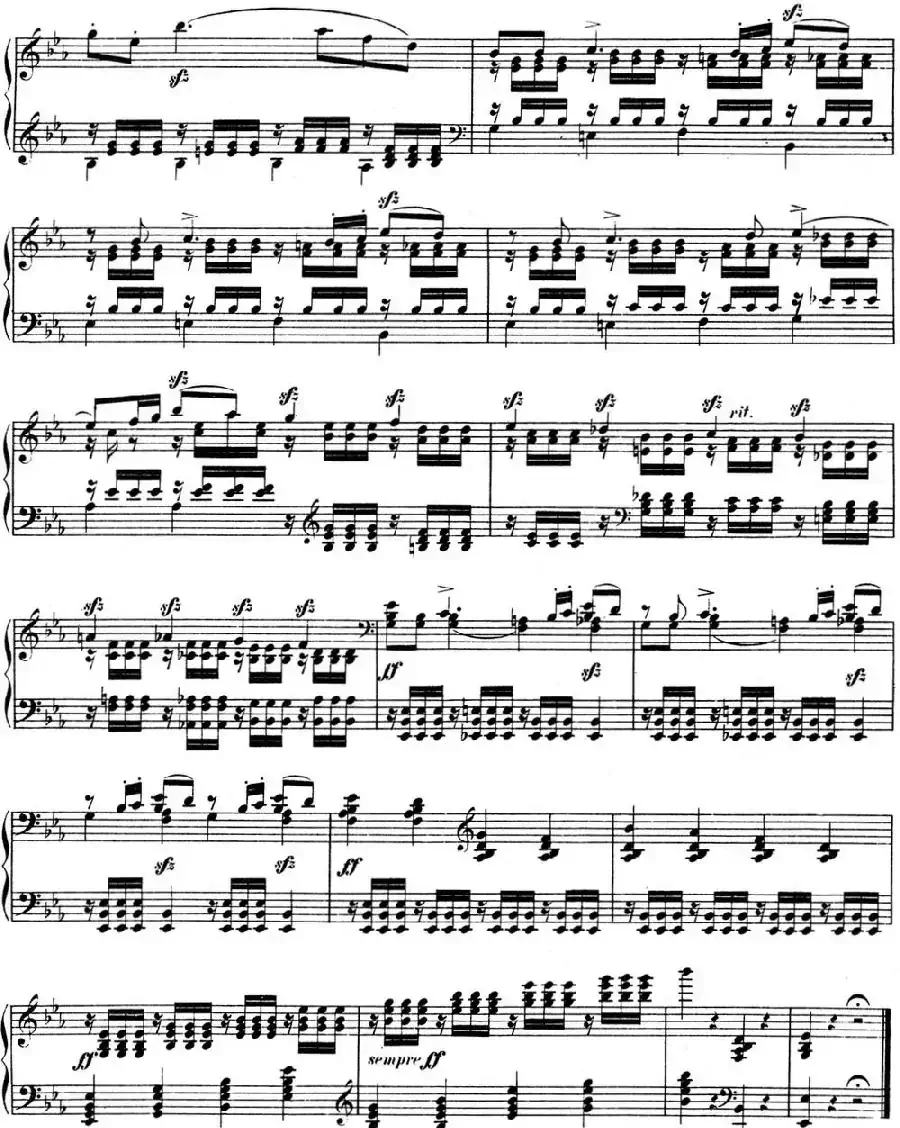 门德尔松无词歌Op.85(NO.3)