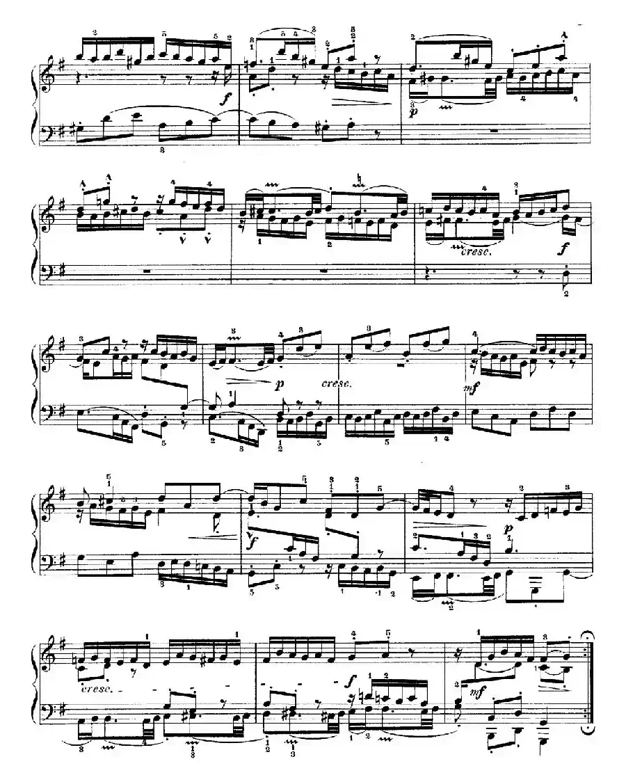 Six Partitas BWV 825-830（6首帕蒂塔·5）