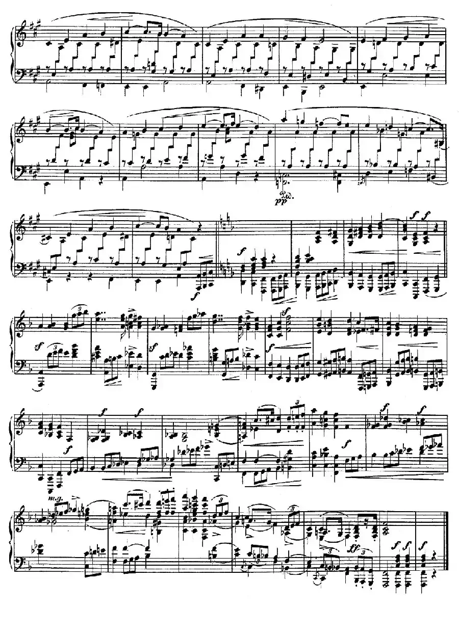 Novelletten Op.21（1）