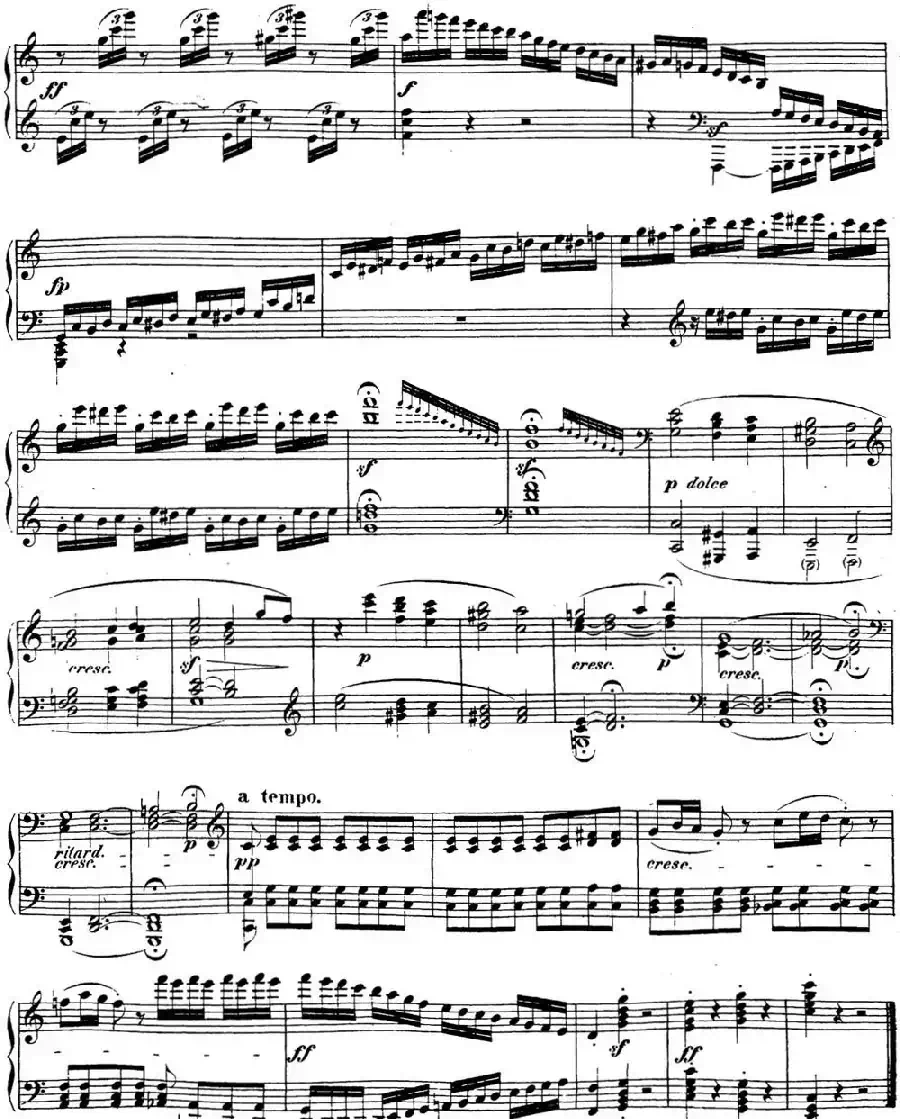 贝多芬钢琴奏鸣曲21 黎明(华尔斯坦) C大调 Op.53 C major