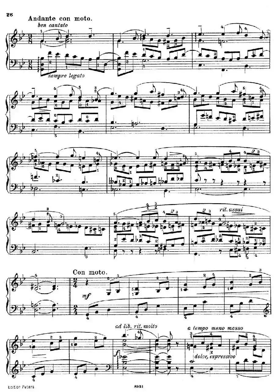 4 Pieces Op.26（4首小品·4）
