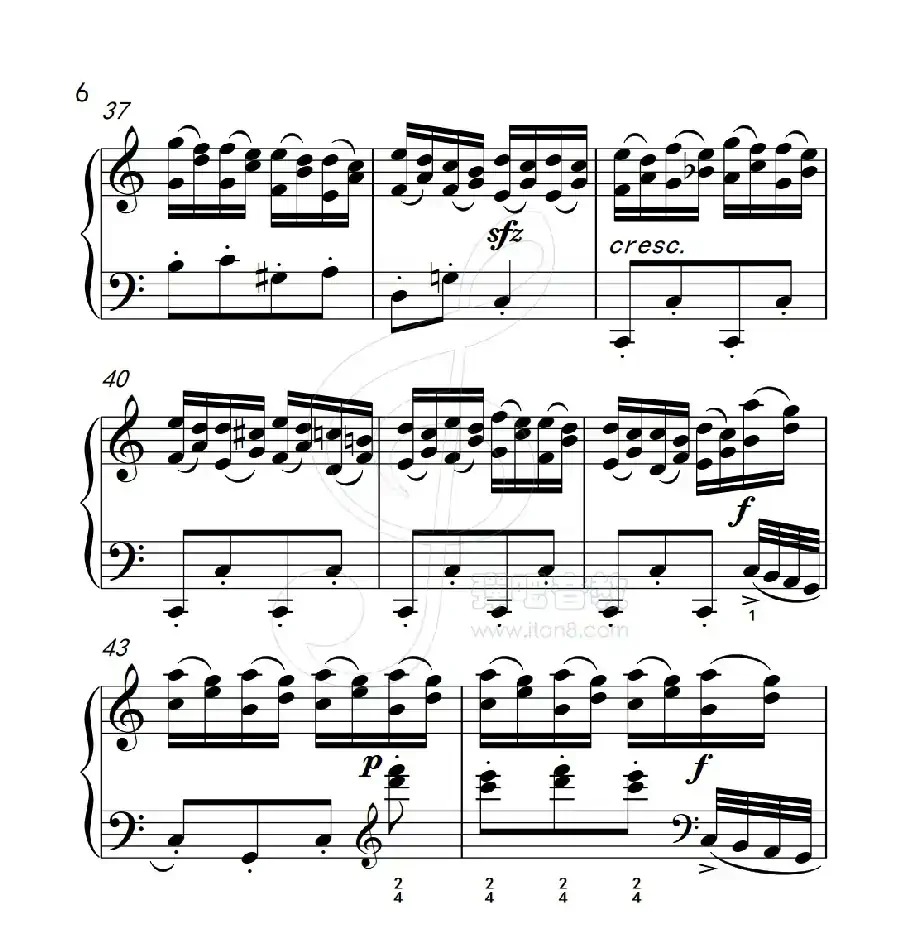 练习曲 26(克拉莫钢琴练习曲60首)