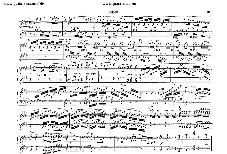 Piano Concerto No.2 in f Minor Op.21（f小调第二钢琴协奏曲·四手联弹版）