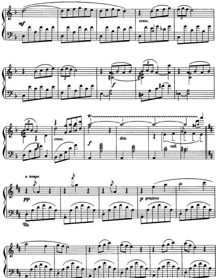 现代钢琴曲：30、安达鲁扎小夜曲