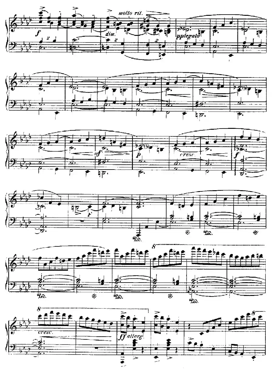4 Valses Caprice（4首随想圆舞曲）（Op.62 No. 4 in A-flat）