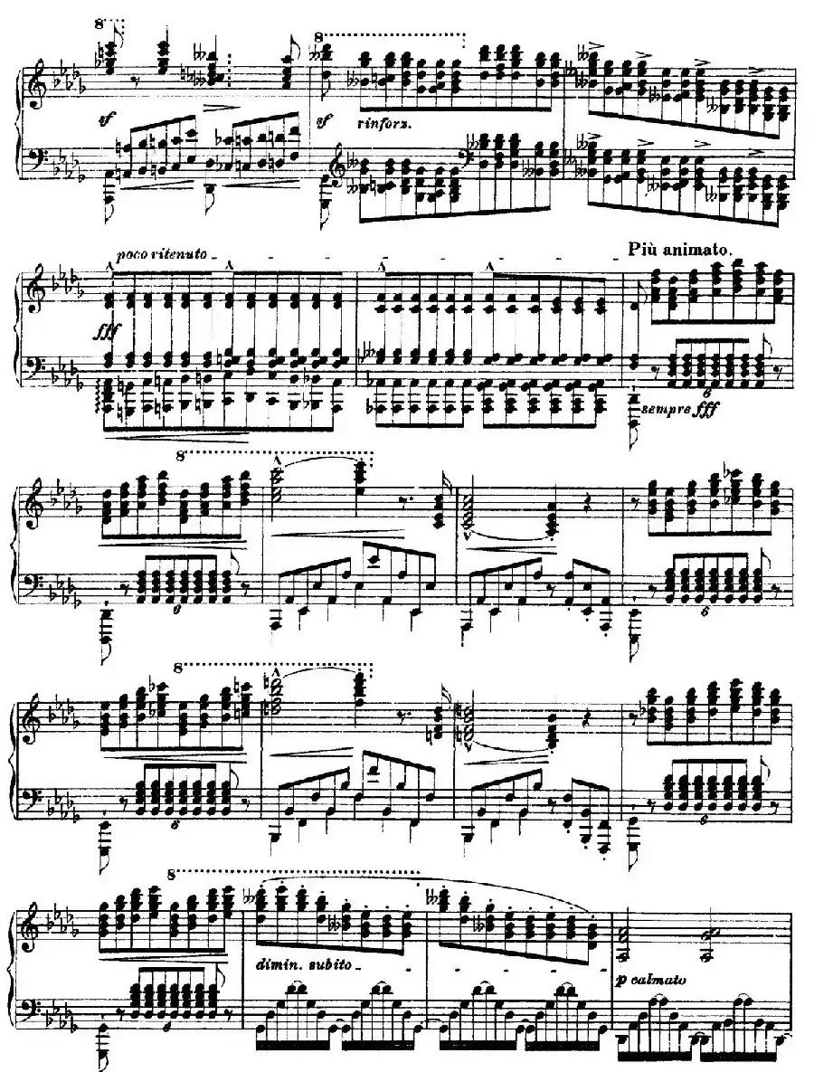 12 Etudes d'execution Transcendante S.139（12首超技练习曲·11）