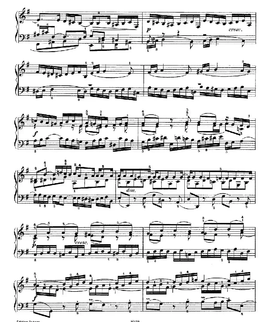 Six Partitas BWV 825-830（6首帕蒂塔·6）