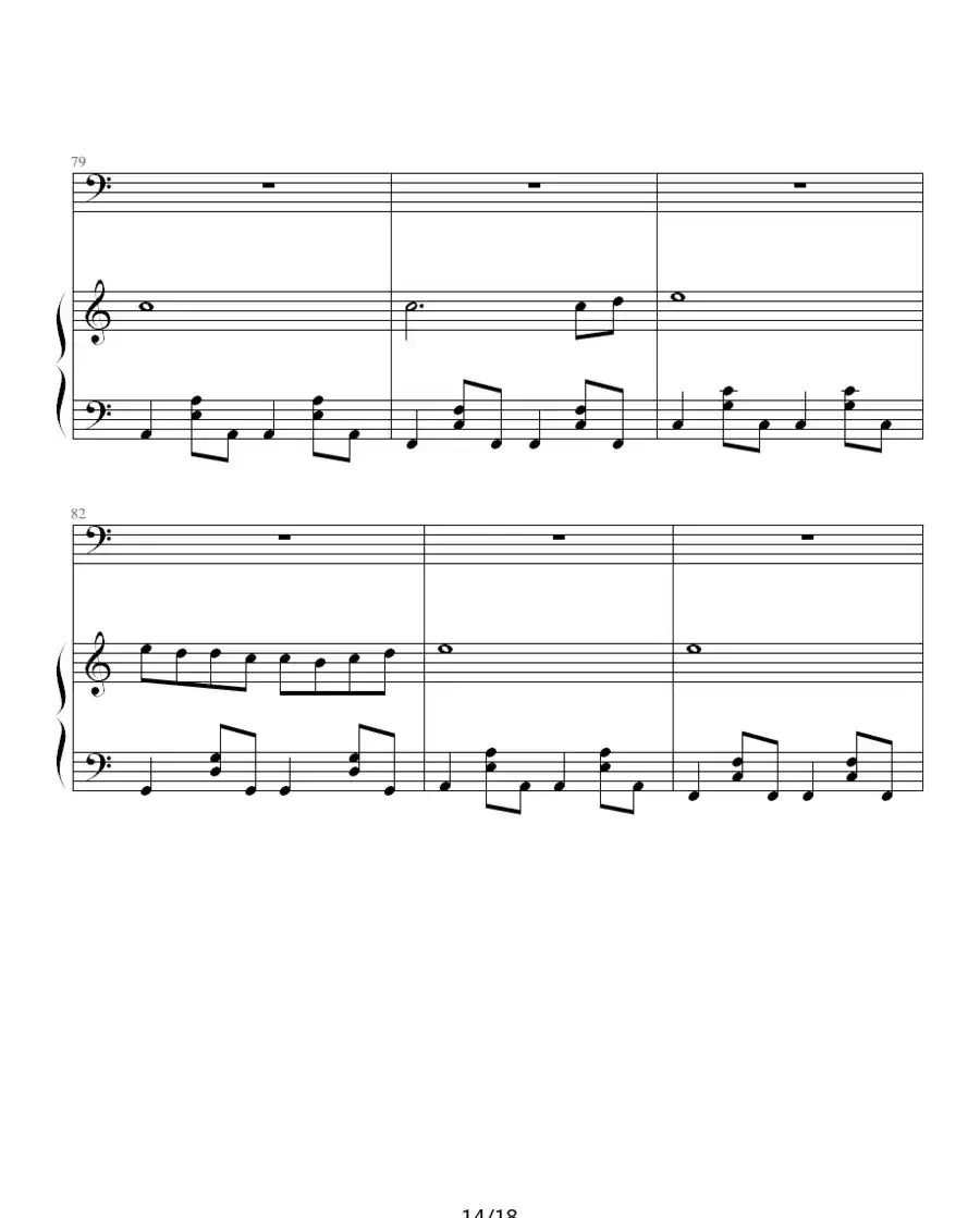 Title（钢琴伴奏谱）