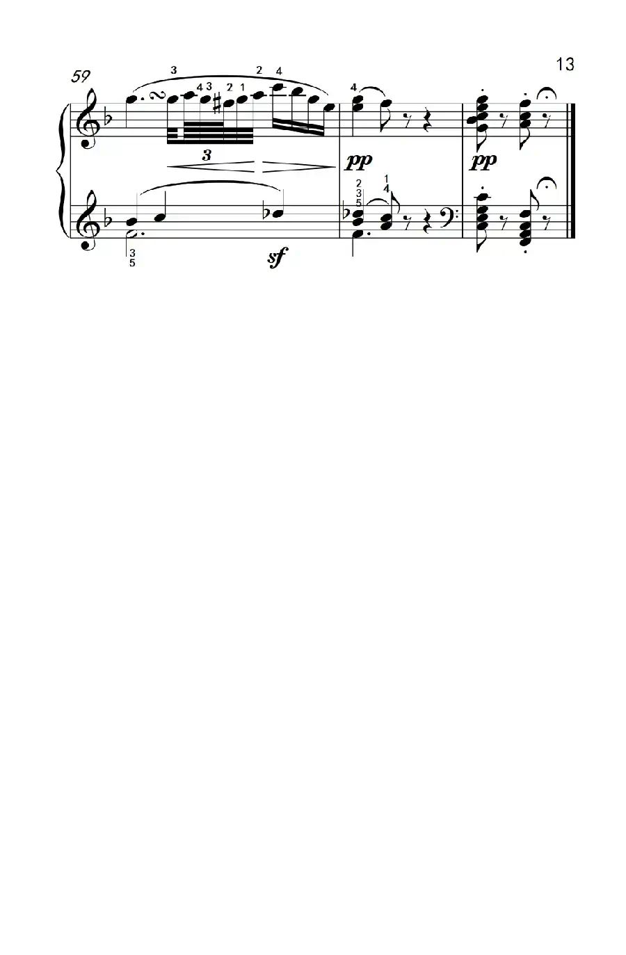 奏鸣曲 Opus 2 Nr.1 第二乐章(贝多芬奏鸣曲集 1)