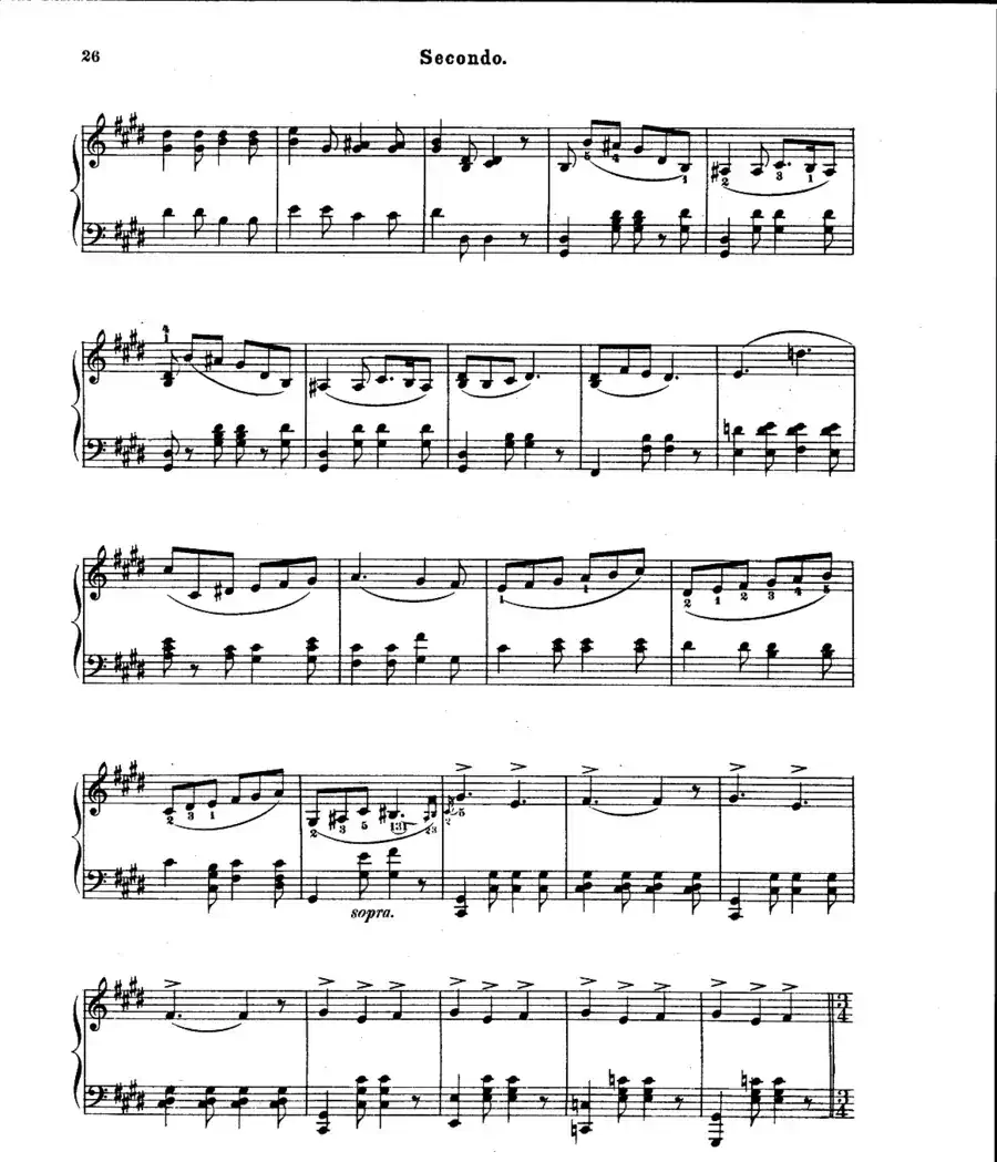 L'Arlesienne Suite No·1（阿莱城姑娘·第一组曲·四手联弹）