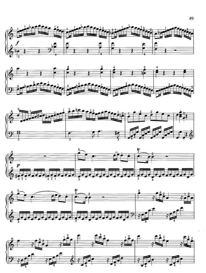 奏鸣曲（C大调 莫扎特作曲）