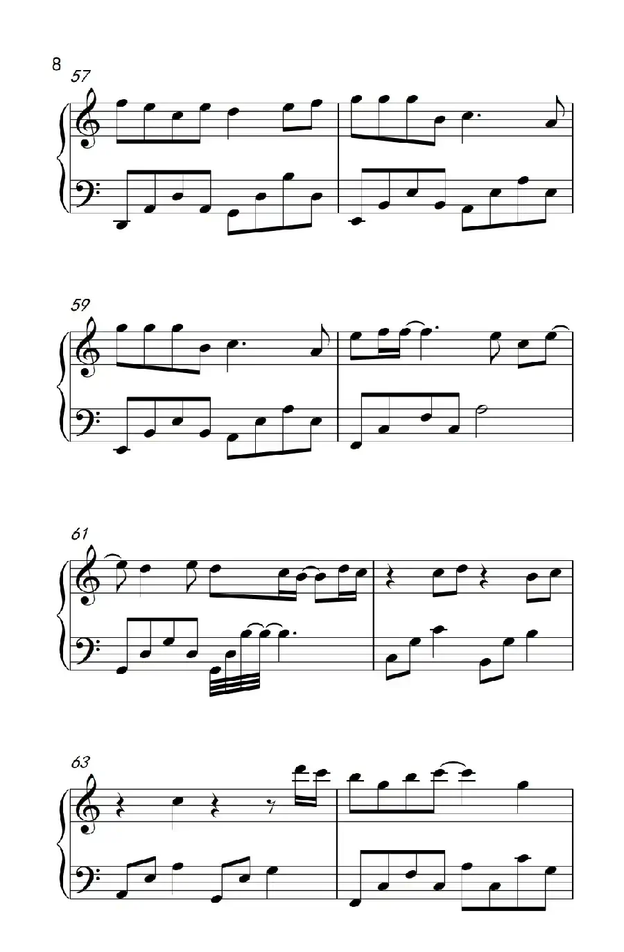 爱转角（《弹吧音教》制谱）