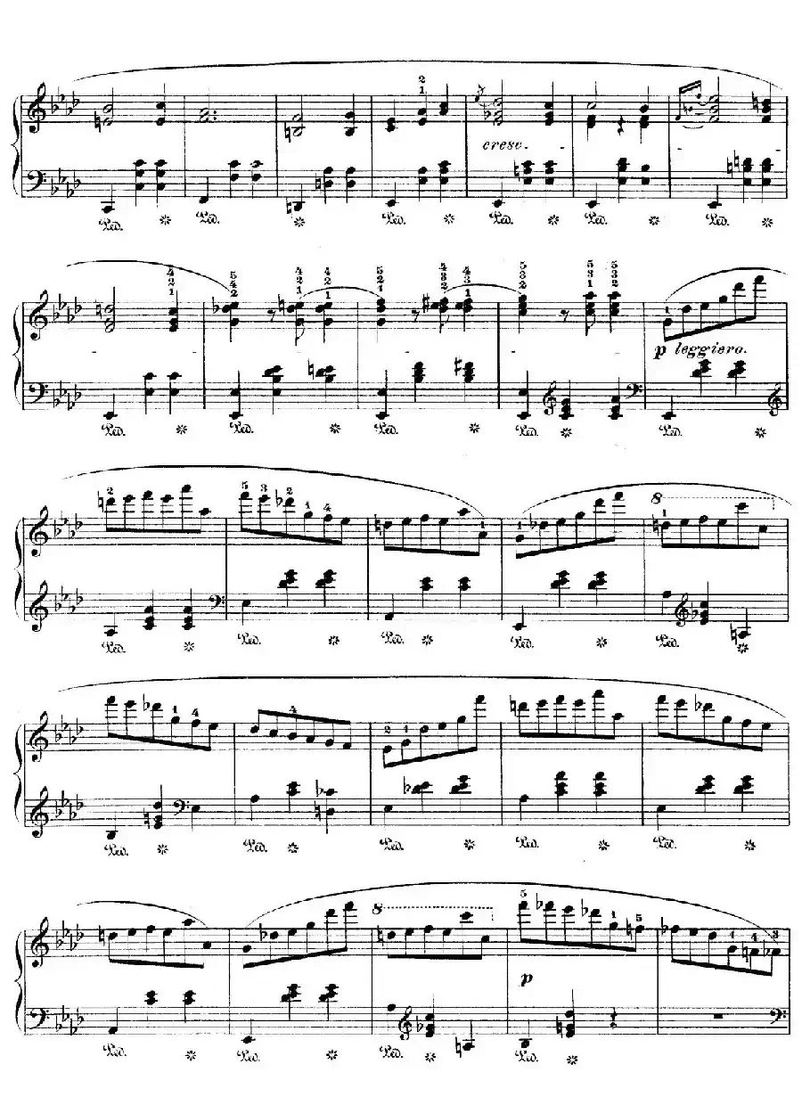 Grande Valse in A-flat Major Op.42（降A大调华丽圆舞曲）