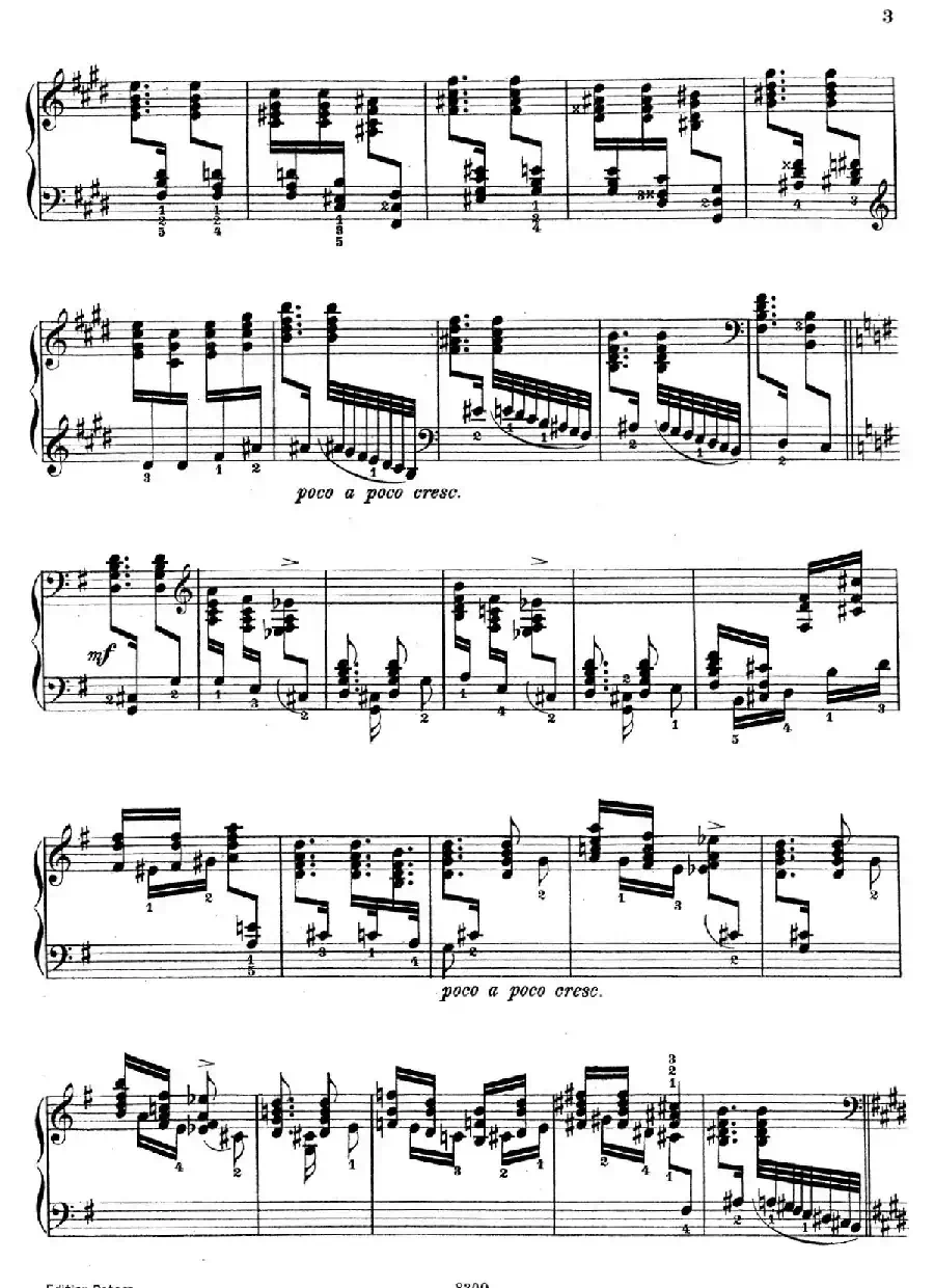 Six Pieces Op.32（6首小品·1. 怪诞进行曲）