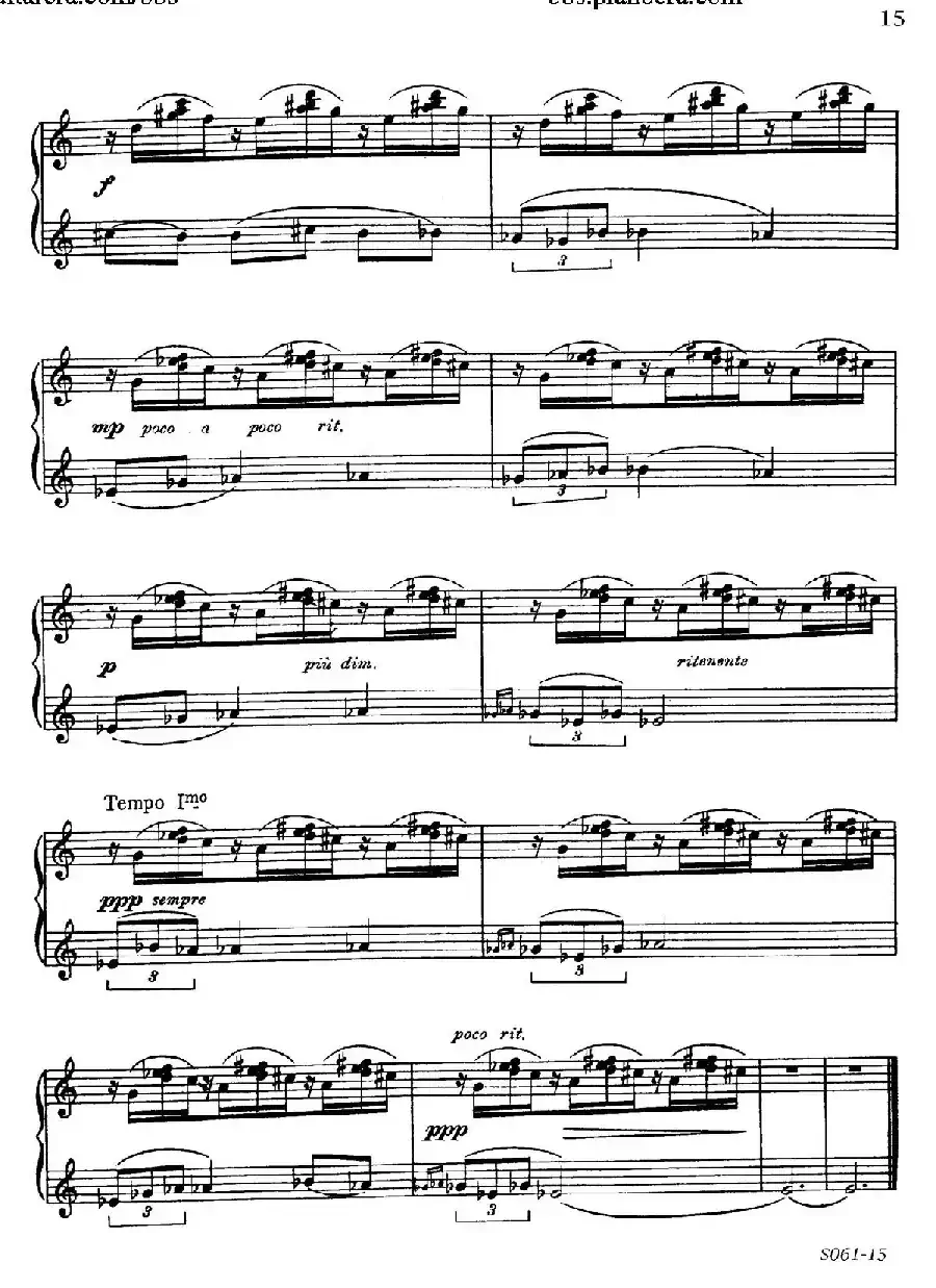 Poems of 1917 Op.41（1917之诗  3. 佛兰德斯东部）