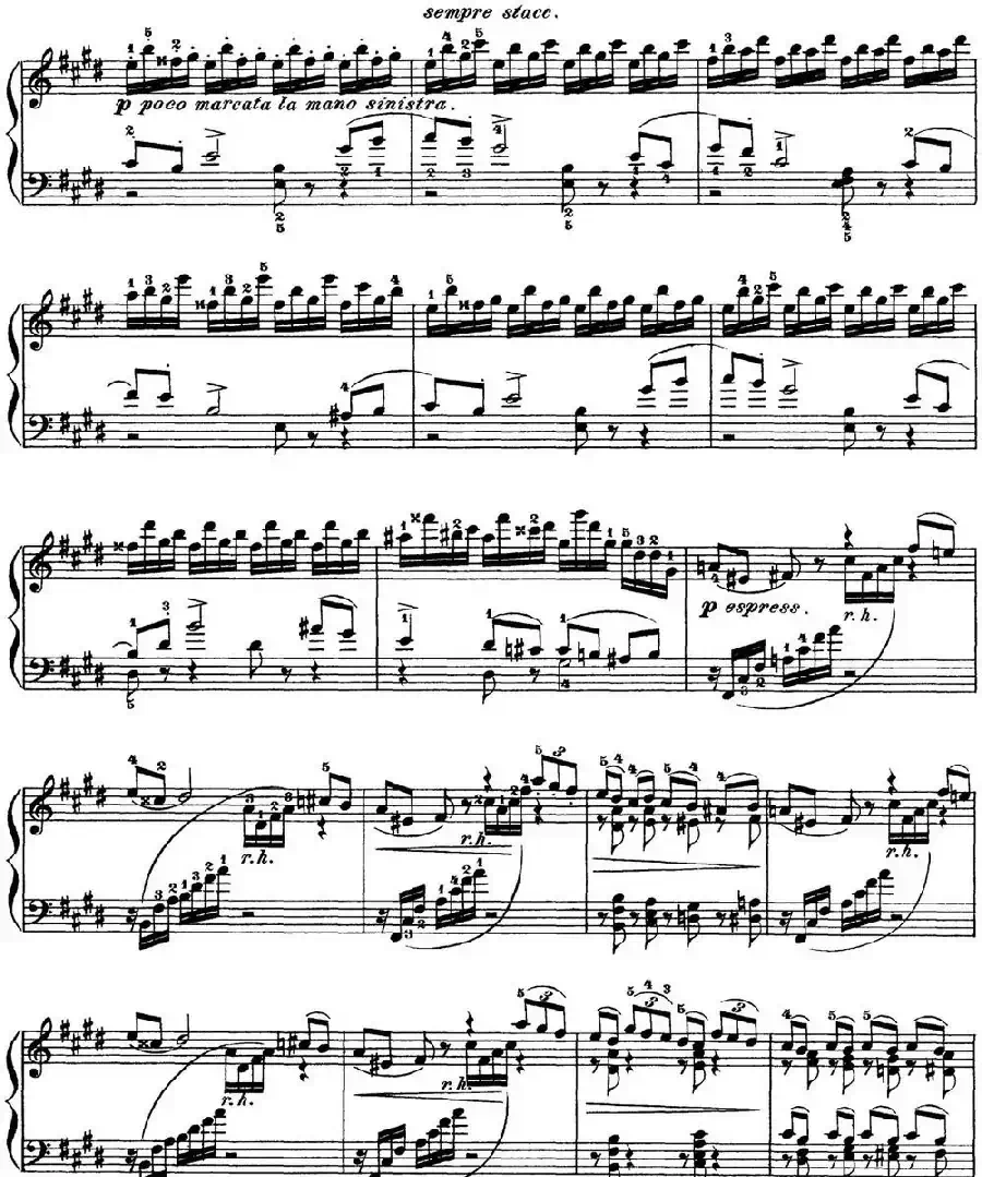 柴可夫斯基 四季 11月 在马车上 E大调 Troika E major