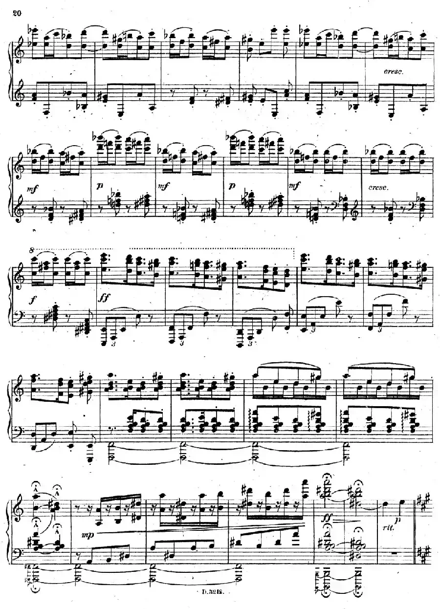 Four Pieces 4首小品 Op.2（Ⅱ）