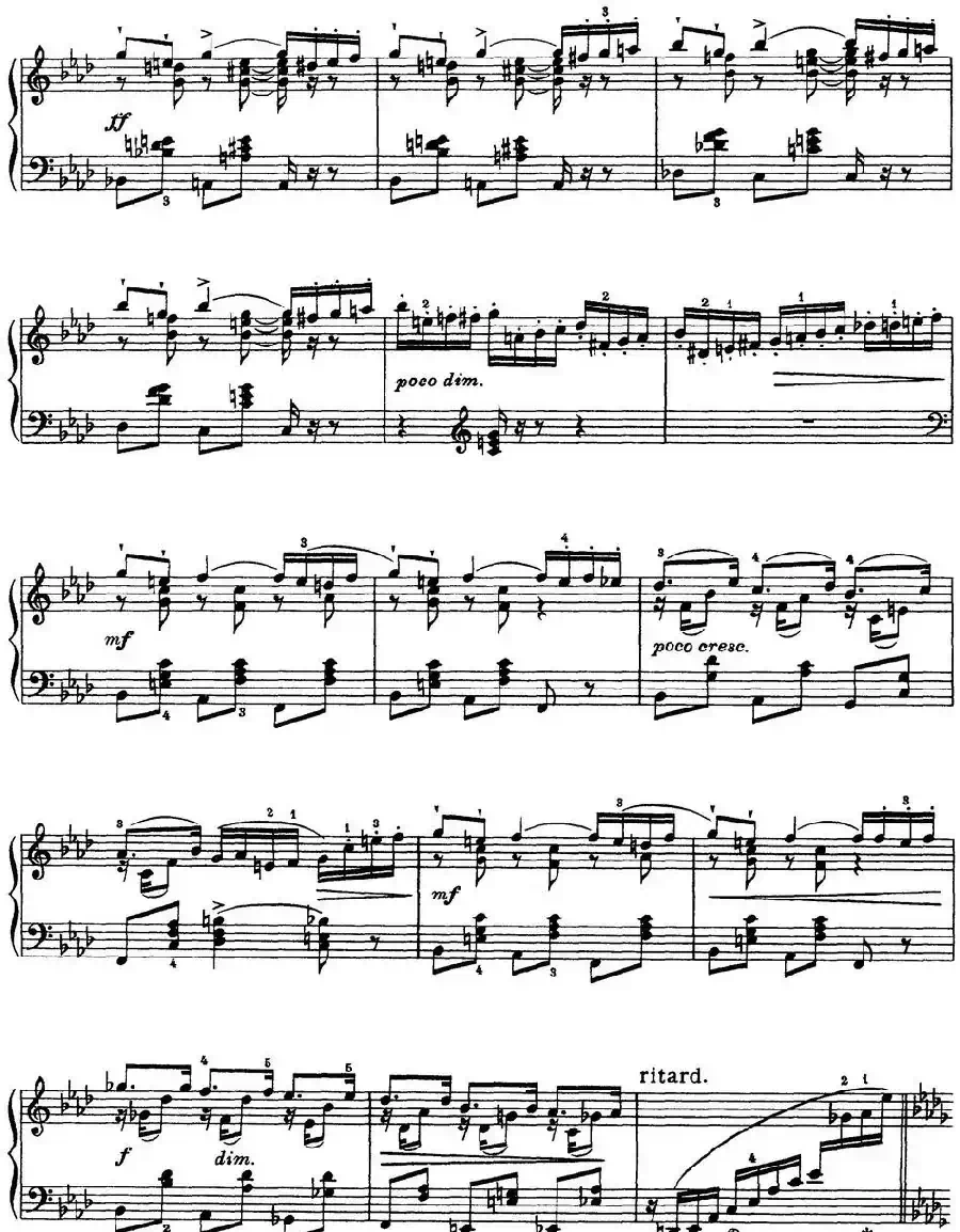 柴可夫斯基18首钢琴小品Op.72（1.Impromptu in F Minor）