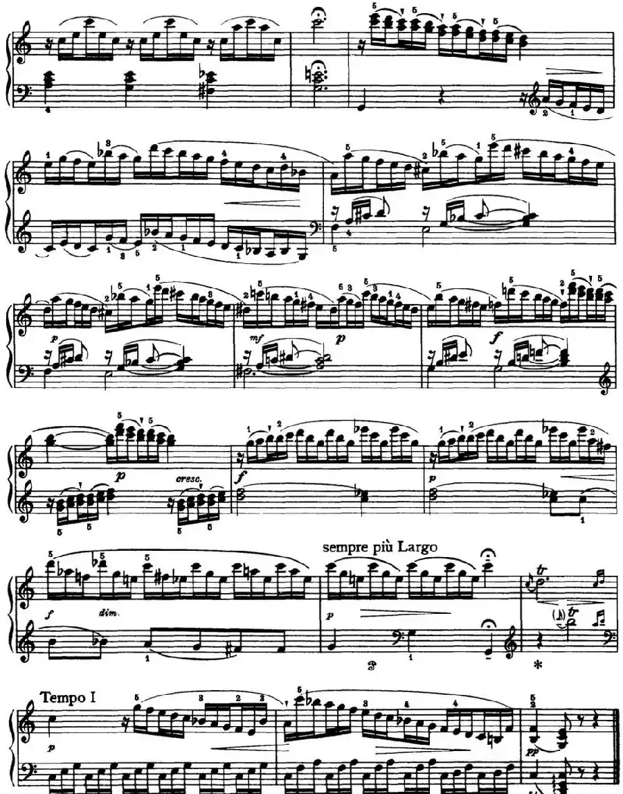 海顿 钢琴奏鸣曲 Hob XVI 39 in G major