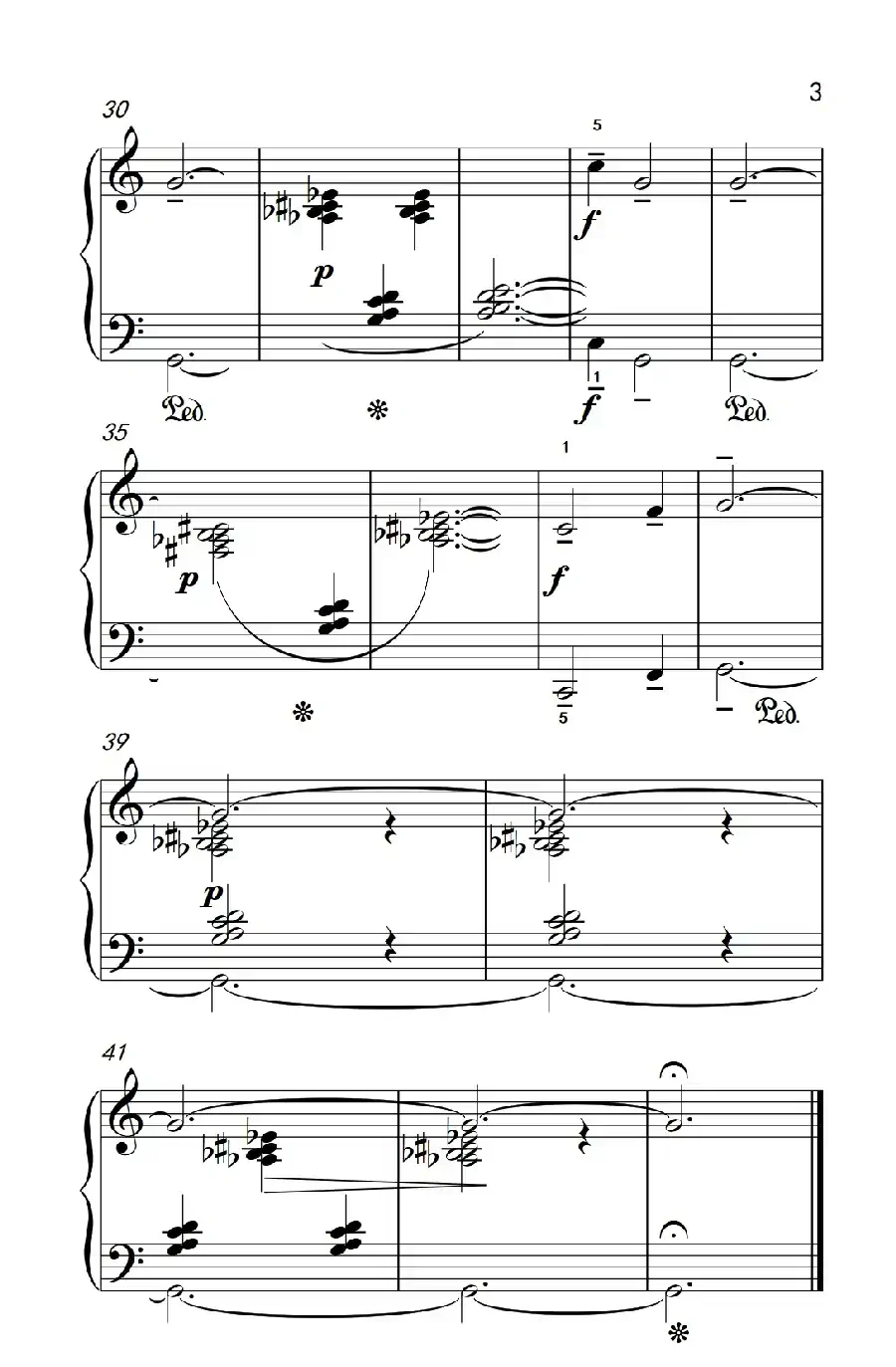 云雾里的旋律（巴托克 小宇宙 钢琴教程 4）