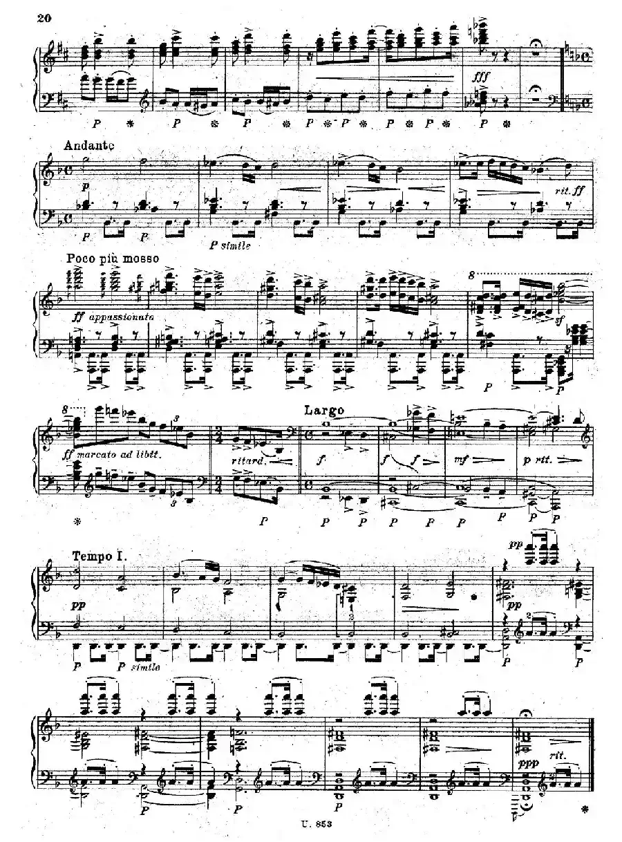 Six Piano Pieces Op.7（6首钢琴小品·Ⅴ）