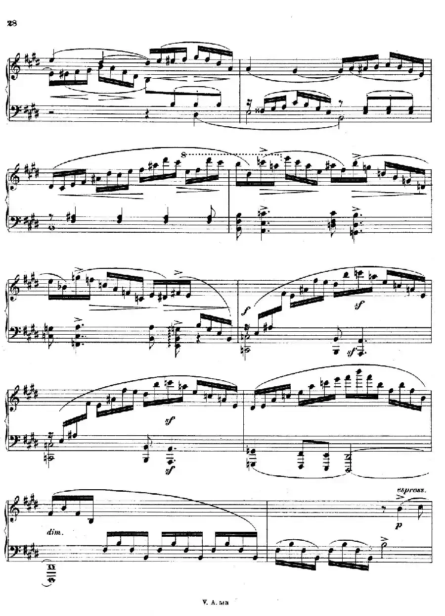 升c小调第一钢琴奏鸣曲（Op.6）