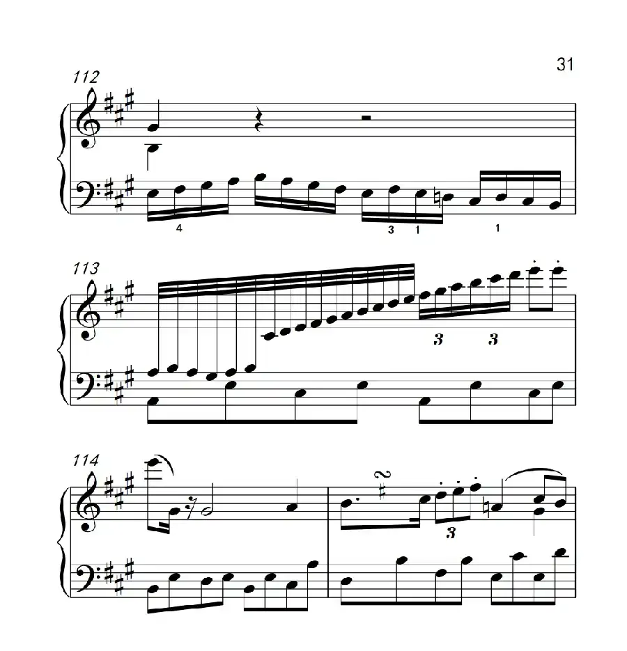 奏鸣曲 Opus 2 Nr.2 第四乐章(贝多芬奏鸣曲集 1)