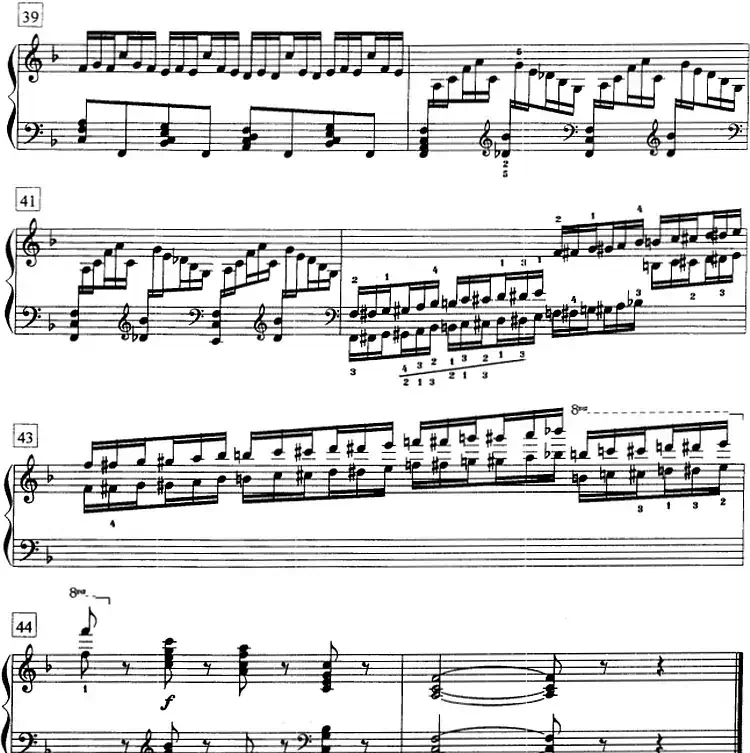 钢琴教程第七级 练习曲（Op.72 No.6）