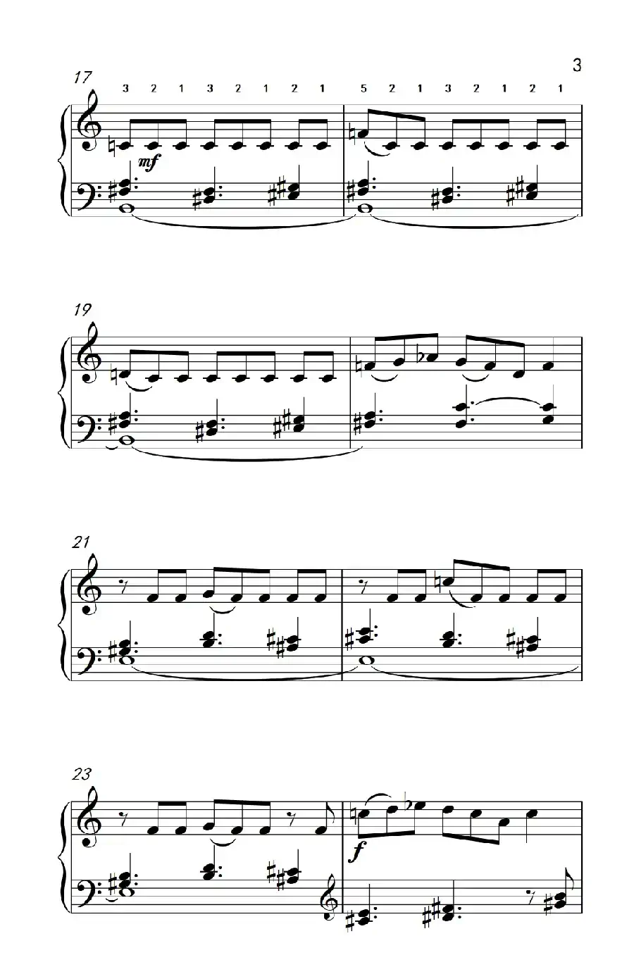 六首保加利亚节奏舞曲 第六首（巴托克 小宇宙 钢琴教程 6）