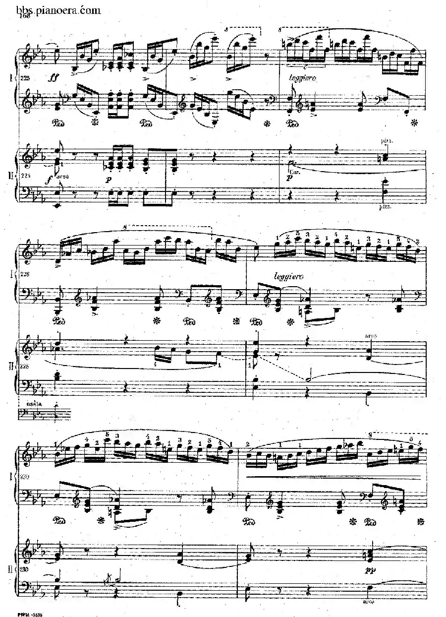 Grande Polonaise Brilliante Preceded by an Andante Spianato Op.22（平静的行板与华丽的波兰舞曲·双钢琴版）
