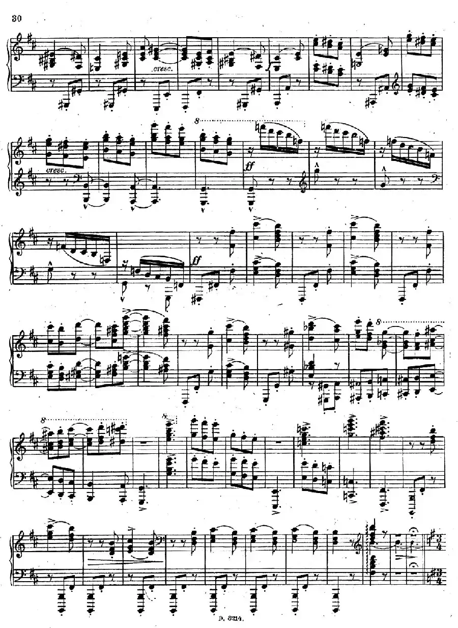 Four Pieces 4首小品 Op.2（Ⅳ）