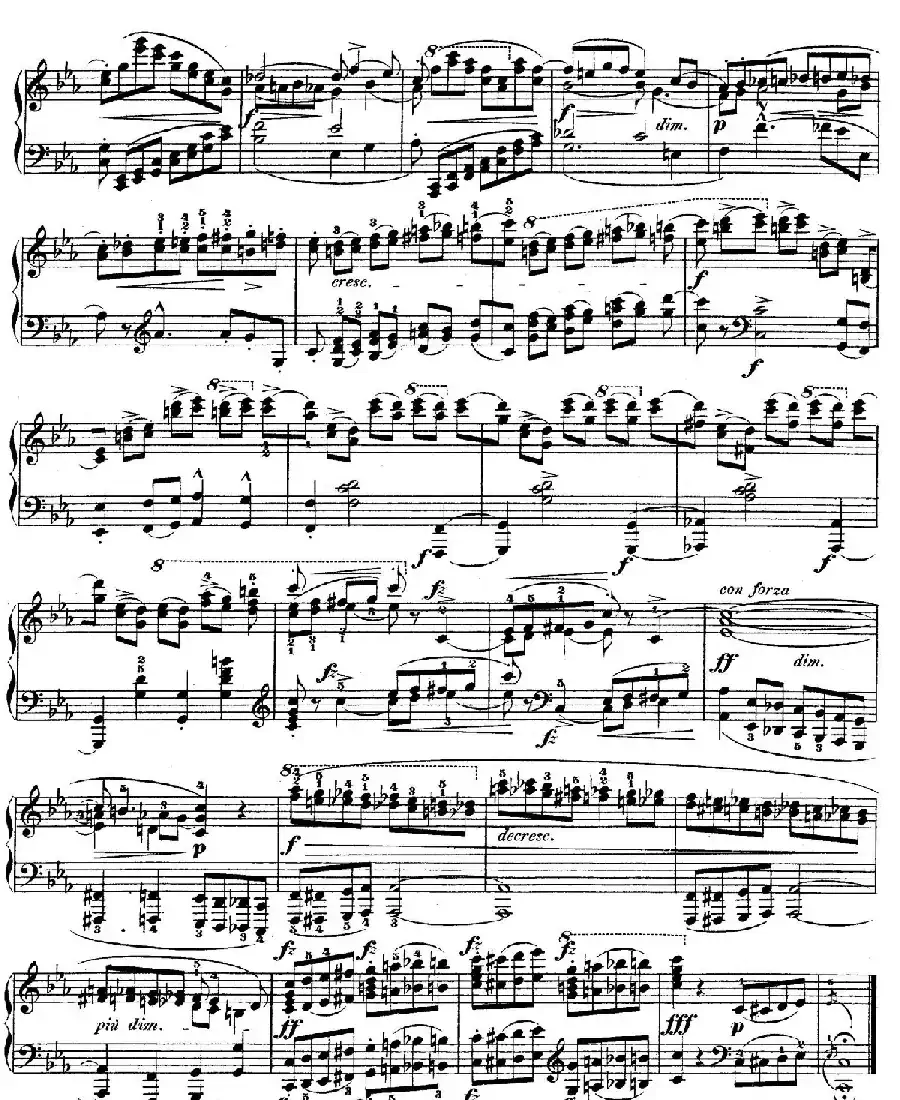 Piano Sonata No.1 in c Minor Op.4 （c小调第一钢琴奏鸣曲）