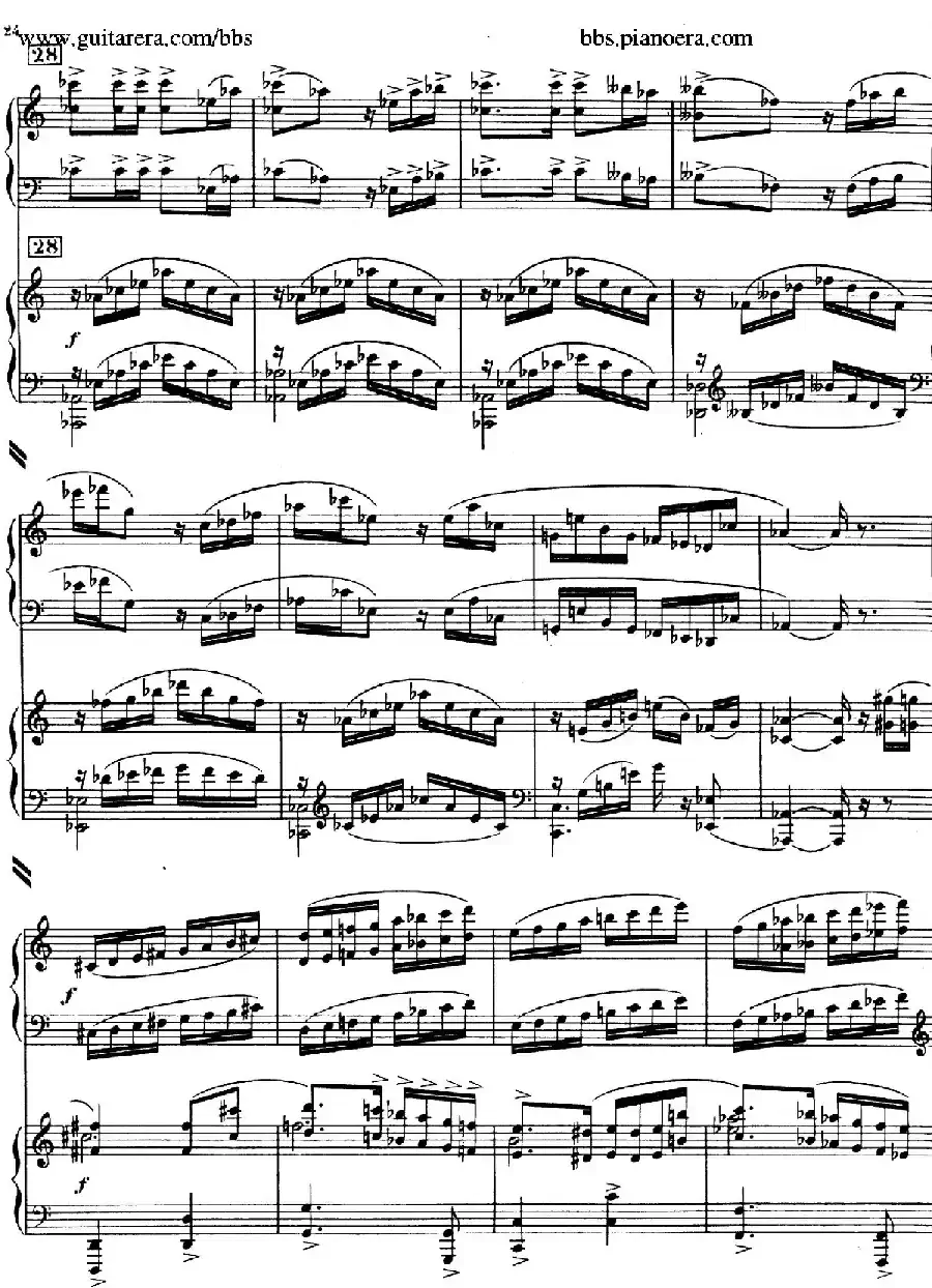 Piano Concerto in c-sharp Minor （升c小调钢琴协奏曲·第一乐章）